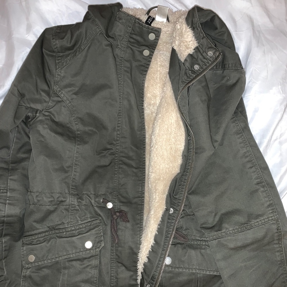 H&M army green jacket